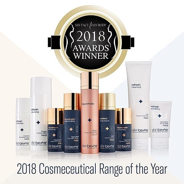 2018 award-winning cosmeceutical skincare products